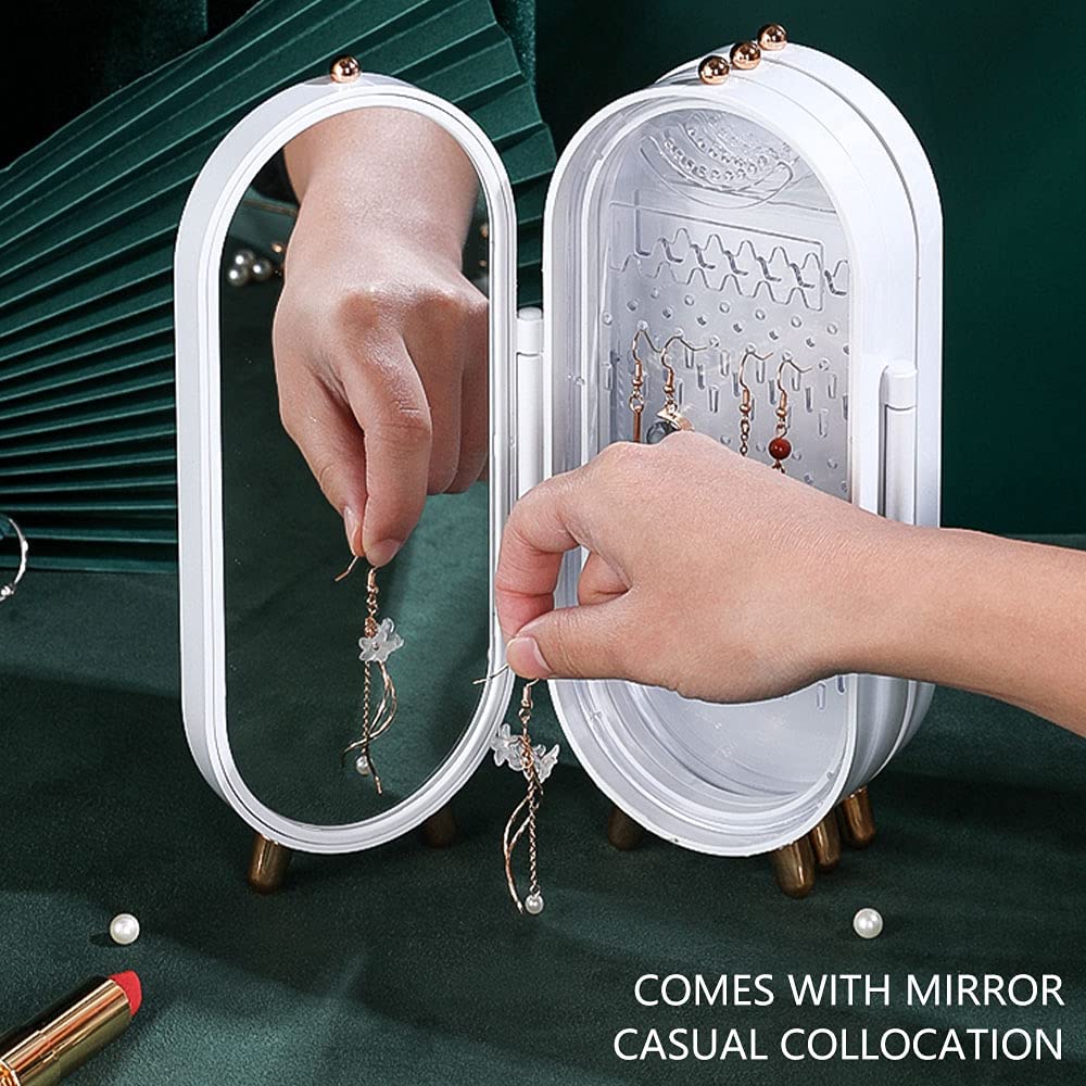 Foldable Jewellery Display Box with Mirror