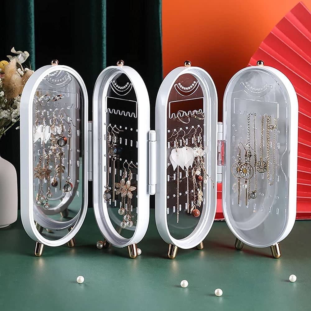 Foldable Jewellery Display Box with Mirror