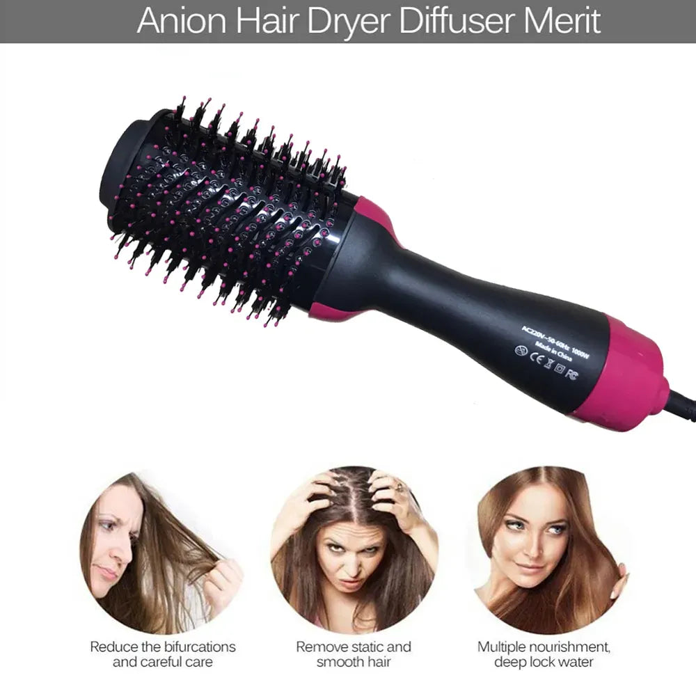 3-in-1 Hair Styler – Dryer, Straightener & Curler