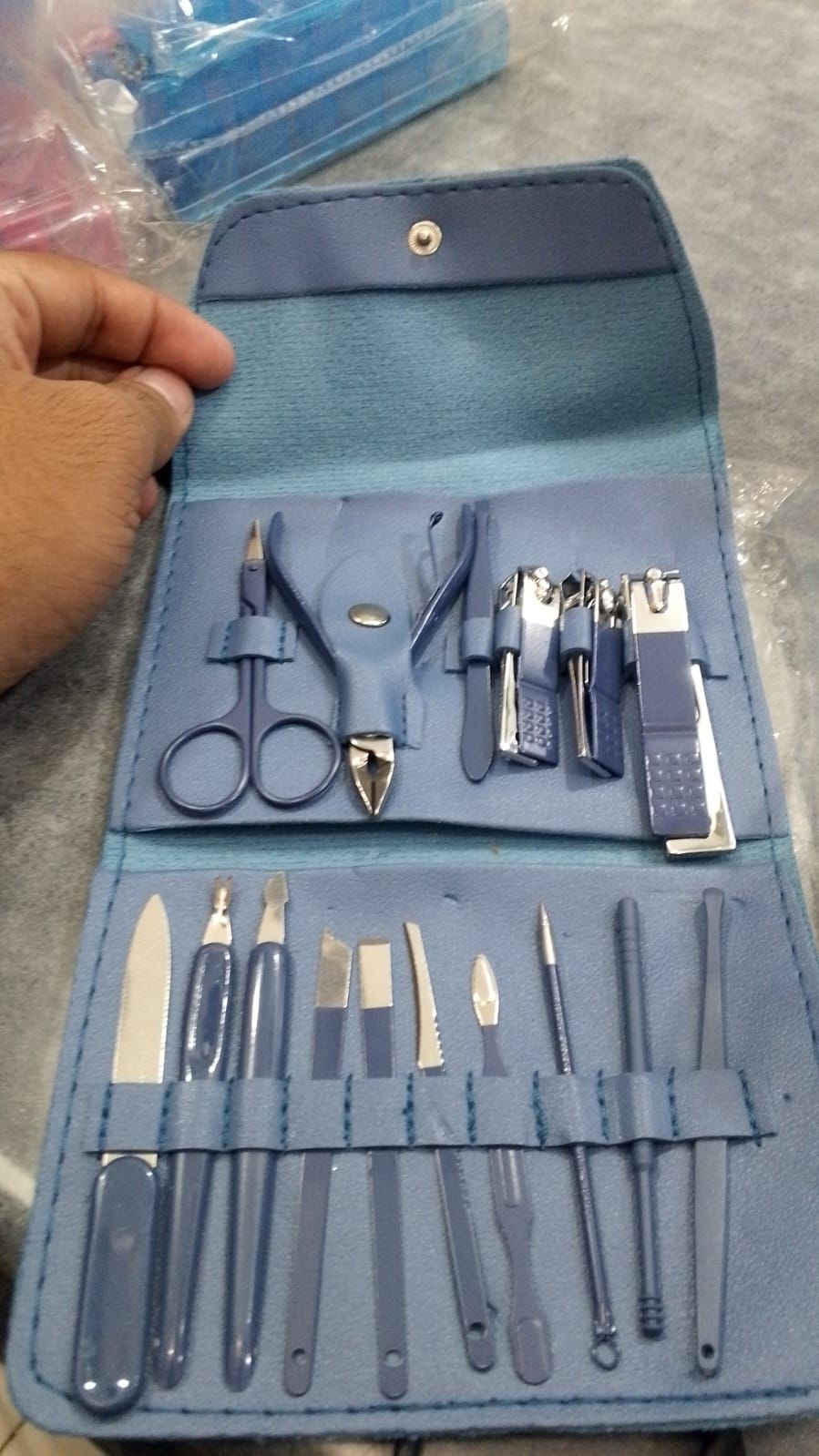 16-Piece Stainless Steel Manicure & Pedicure Kit