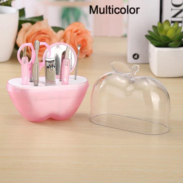 8-Piece Apple Manicure & Pedicure Set – Pink