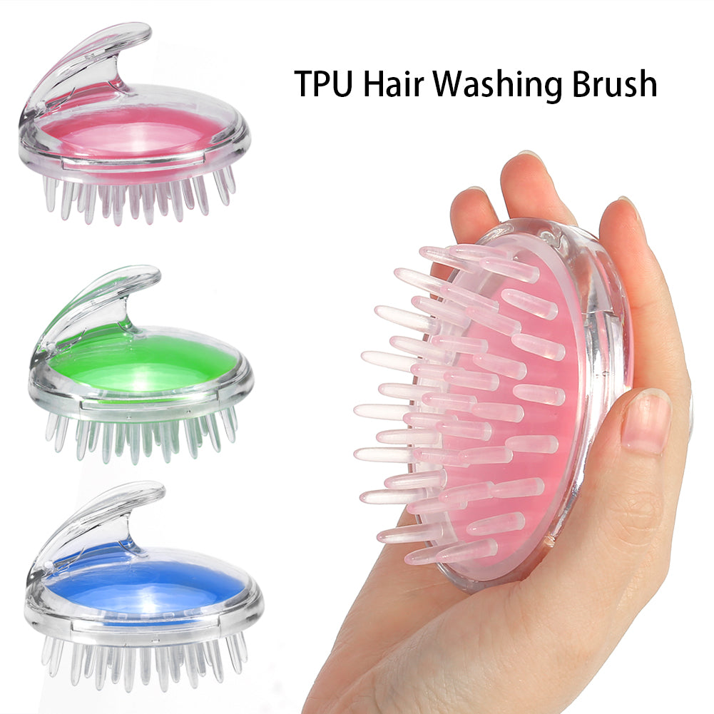 Silicone Scalp Massage Brush – Anti-Dandruff Shampoo Brush