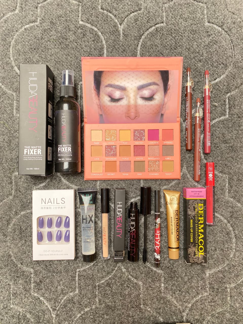 12-Piece Complete Makeup & Beauty Kit with Nail Polish