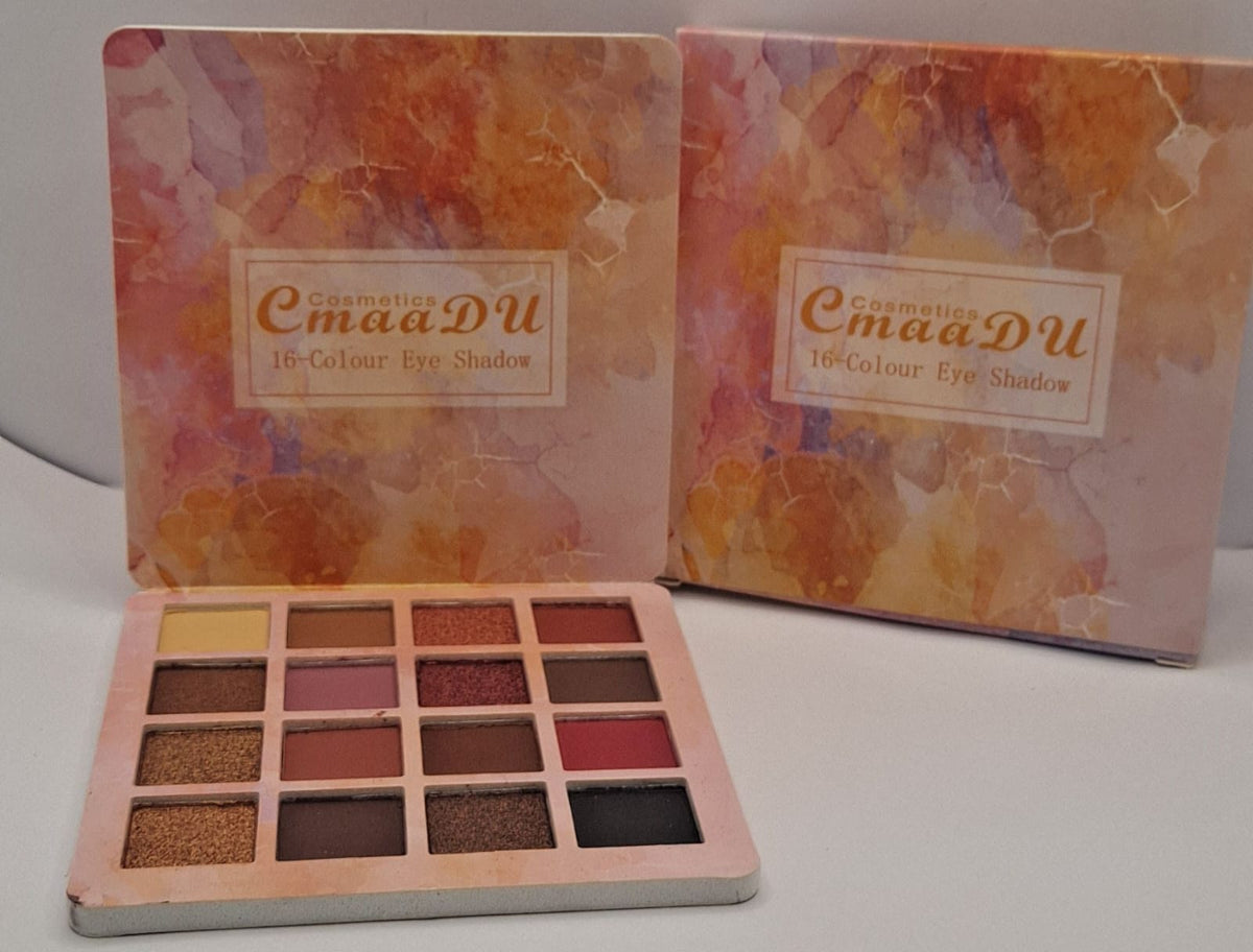 16-Shade Eyeshadow Palette – Matte & Shimmer