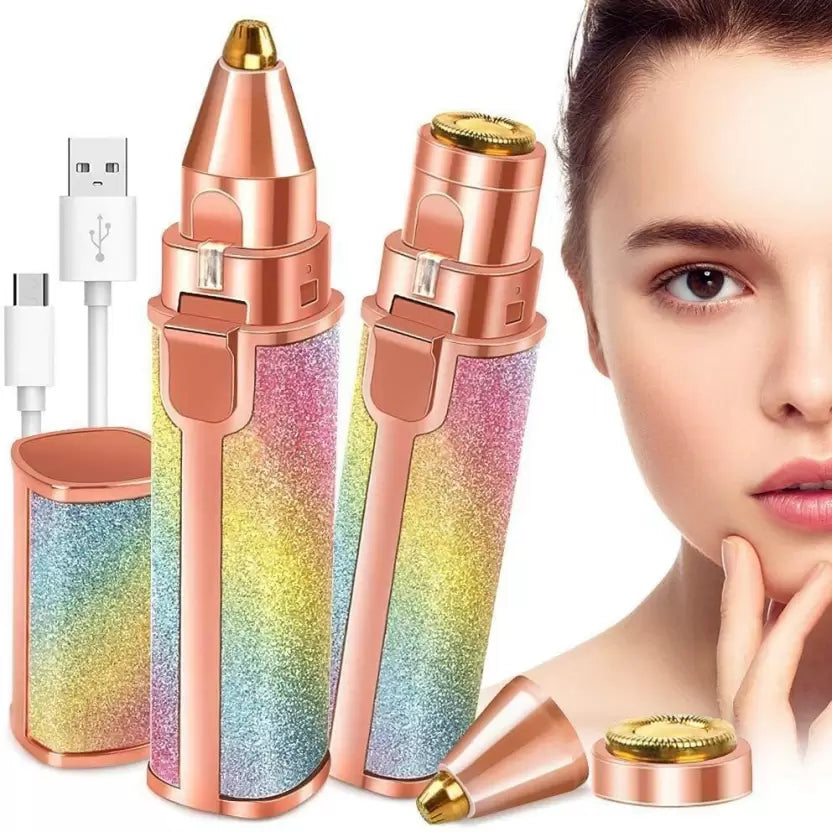 2-in-1 Flawless Eyebrow Trimmer - Rechargable